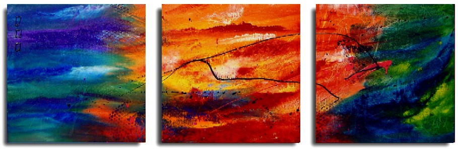 Dafen Oil Painting on canvas abstract -set205